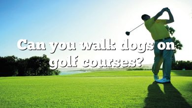 Can you walk dogs on golf courses?