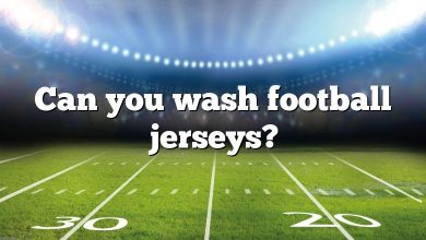 Can you wash football jerseys?