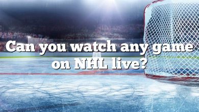 Can you watch any game on NHL live?