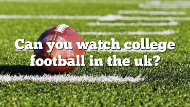 Can you watch college football in the uk?