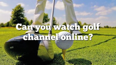 Can you watch golf channel online?