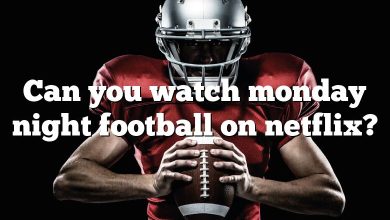 Can you watch monday night football on netflix?