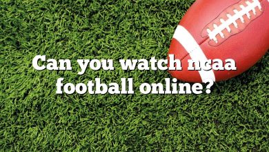 Can you watch ncaa football online?