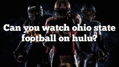 Can you watch ohio state football on hulu?