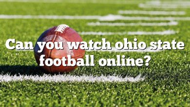 Can you watch ohio state football online?