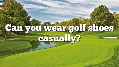 Can you wear golf shoes casually?