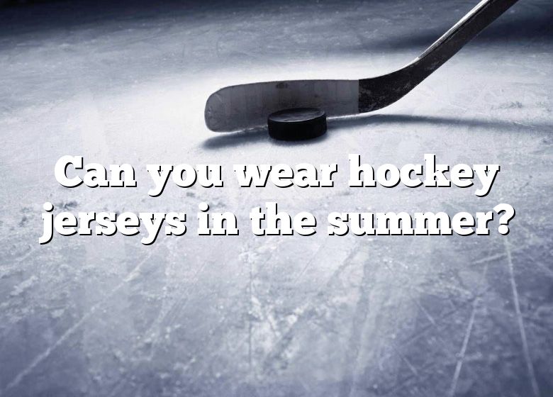 How do you rock a hockey jersey in the summer? ☀️ #jersey #hockey #hoc, Hockey  Jerseys