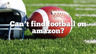 Can’t find football on amazon?