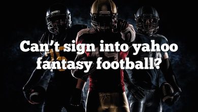 Can’t sign into yahoo fantasy football?