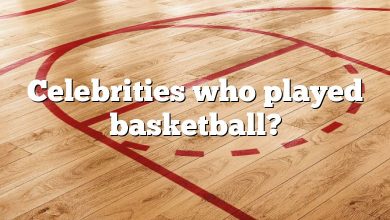 Celebrities who played basketball?