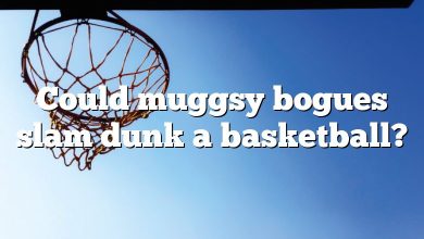 Could muggsy bogues slam dunk a basketball?