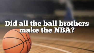 Did all the ball brothers make the NBA?