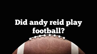 Did andy reid play football?