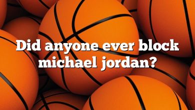 Did anyone ever block michael jordan?