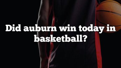 Did auburn win today in basketball?