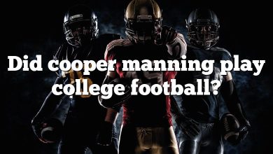 Did cooper manning play college football?