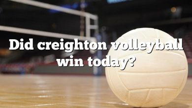 Did creighton volleyball win today?