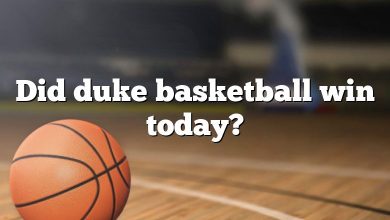Did duke basketball win today?
