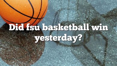 Did fsu basketball win yesterday?