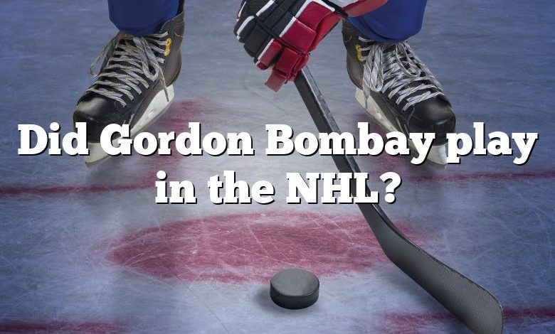 Did Gordon Bombay play in the NHL?