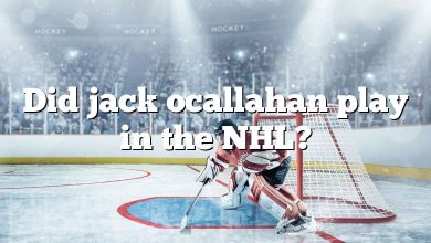 Did jack ocallahan play in the NHL?