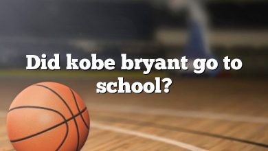 Did kobe bryant go to school?