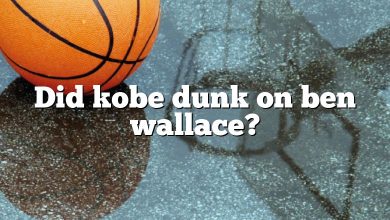 Did kobe dunk on ben wallace?