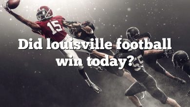 Did louisville football win today?