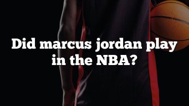 Did marcus jordan play in the NBA?