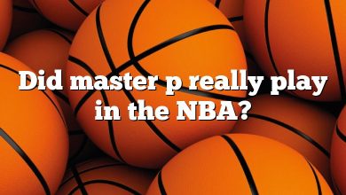 Did master p really play in the NBA?