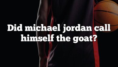 Did michael jordan call himself the goat?
