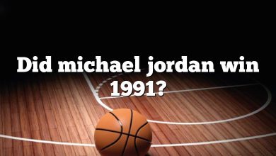 Did michael jordan win 1991?
