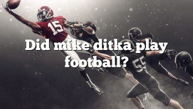 Did mike ditka play football?