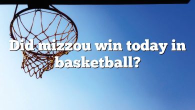 Did mizzou win today in basketball?