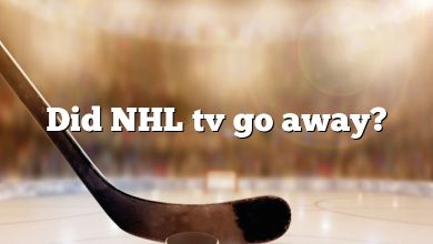 Did NHL tv go away?