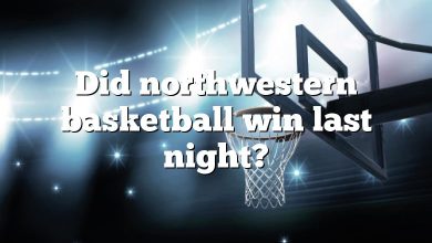 Did northwestern basketball win last night?