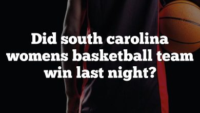 Did south carolina womens basketball team win last night?