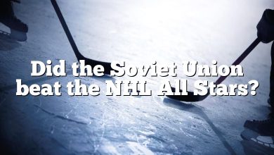 Did the Soviet Union beat the NHL All Stars?