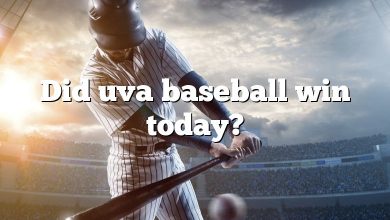 Did uva baseball win today?