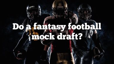 Do a fantasy football mock draft?
