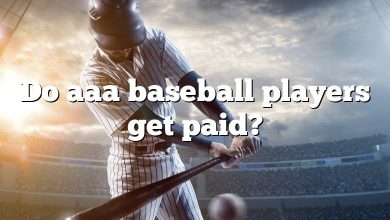 Do aaa baseball players get paid?