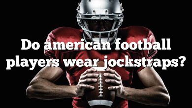 Do american football players wear jockstraps?