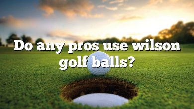 Do any pros use wilson golf balls?