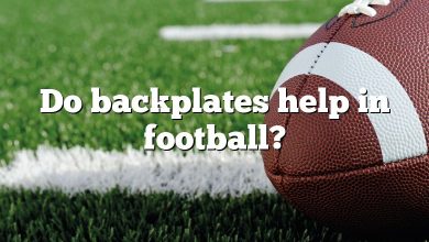 Do backplates help in football?