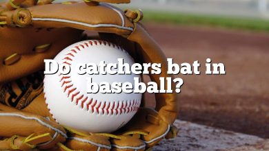Do catchers bat in baseball?