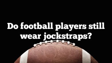 Do football players still wear jockstraps?