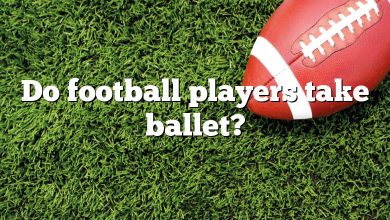 Do football players take ballet?