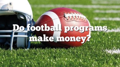Do football programs make money?