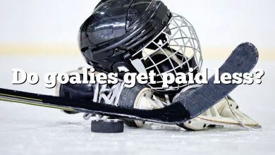 Do goalies get paid less?