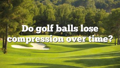 Do golf balls lose compression over time?